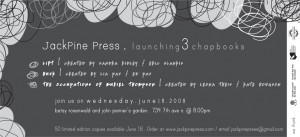 JackPine Press Spring Launch